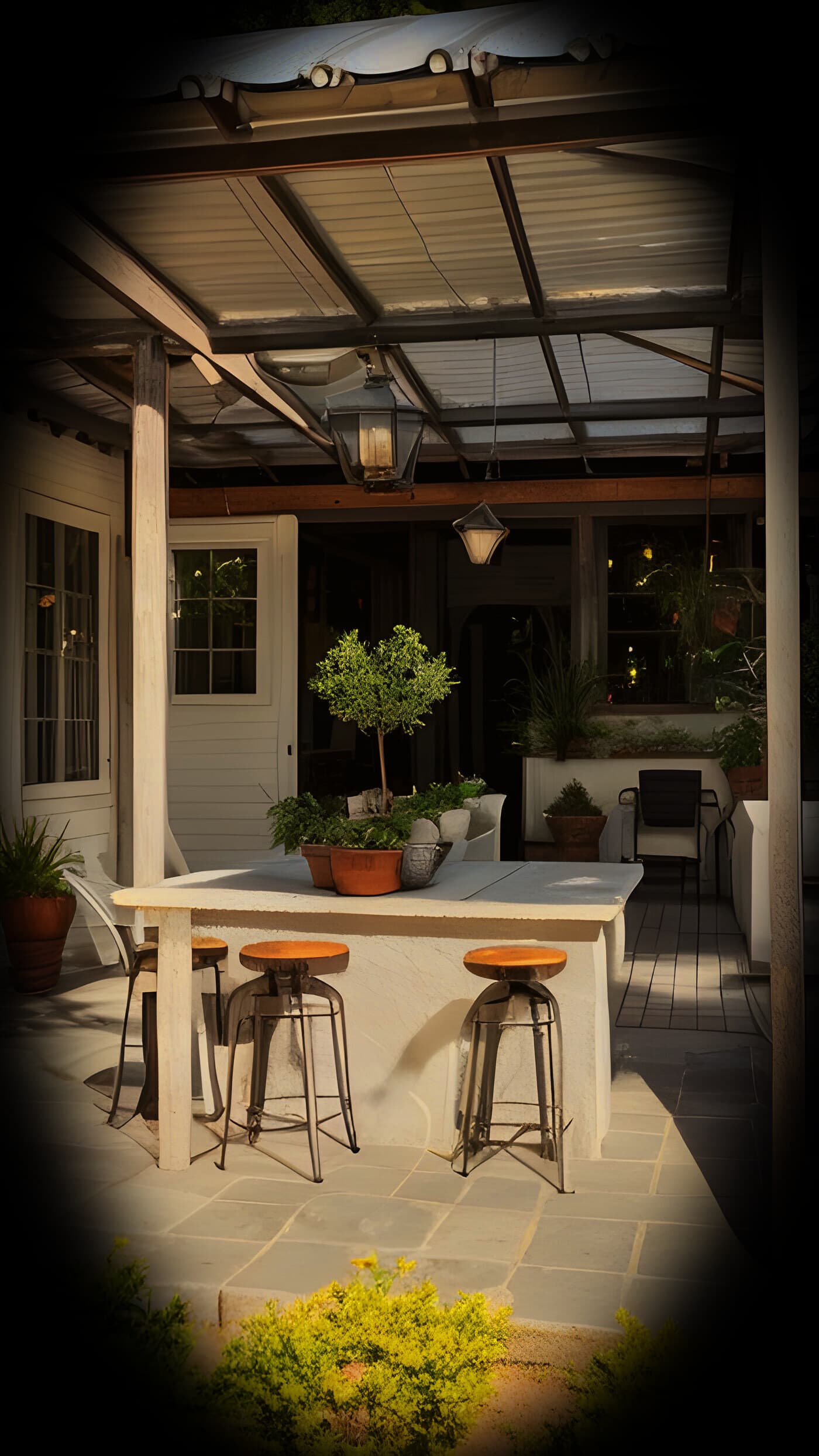 The Yard's courtyard in daylight